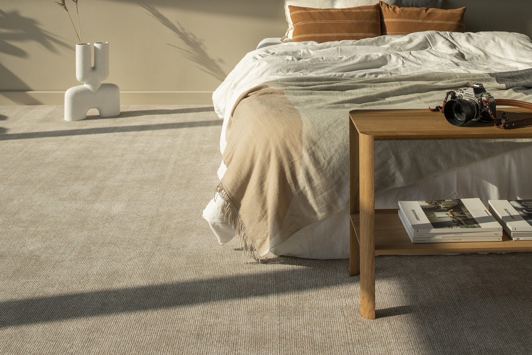 itc carpets - beige bedroom carpet - cosy retreat